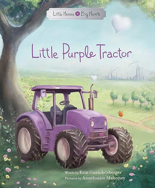 Join us today in sending belated #bookbirthday wishes to #PBScribbler #illustrator @WoodlandAbbey and to #author Erin Guendelsberger. Congrats, Annelouise and Erin! What an adorable purple tractor! #kidlit #kidlitart #picturebooks #illustrations #Parents #librarians #TEACHers