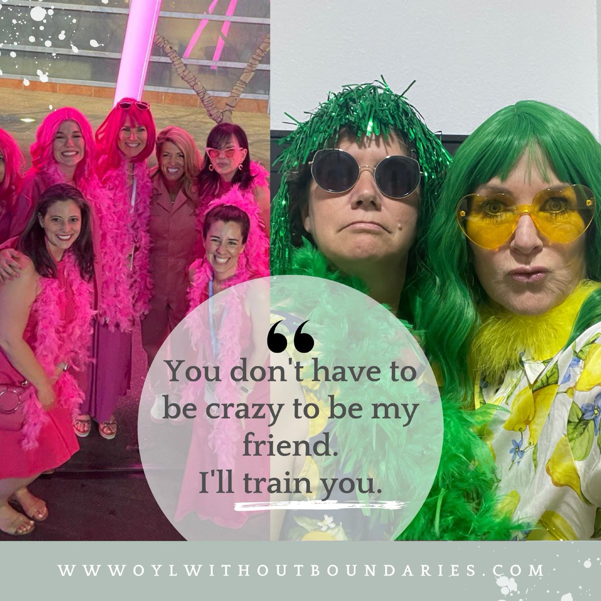 OylWB's tweet photo. You don't have to be crazy to be my friend. But hey, I'll train you if you're up for the challenge! 😜🎓 Who else believes in the power of friendship to bring out the wild side in all of us? Tag that friend who's always up for some fun and mischief! 🤪👯‍♂️ 

#CrazyFriends #Wi... https://t.co/9gadJwYY5I