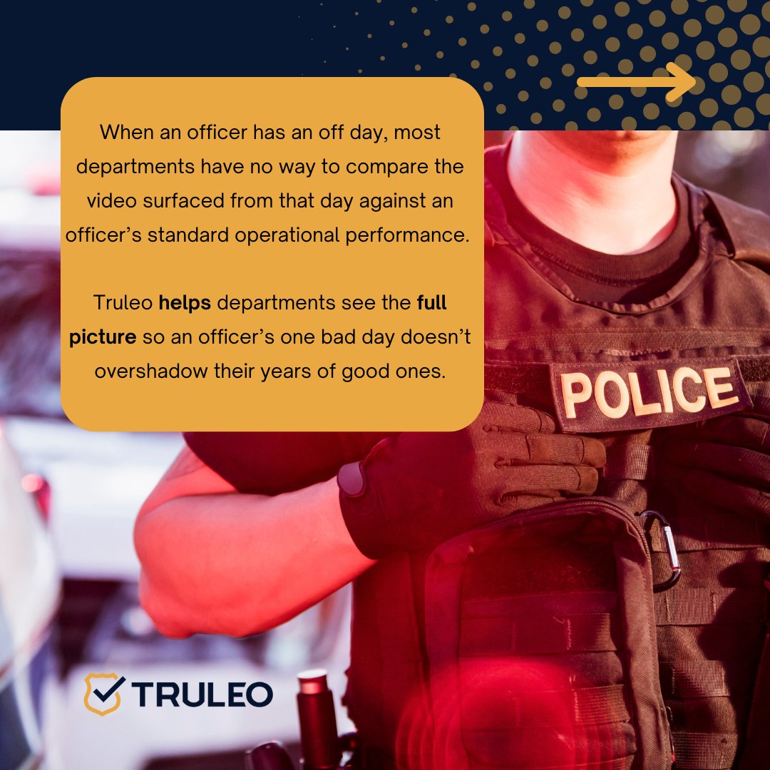 truleo_police's tweet photo. How does your department ensure every officer has a fair shot to promote professional interactions with the public?
#Truleo #PoliceProfessionalism #SafetyFirst #BodyCameraVideo #UseofForce #Frisking #NonComplianceIncidents #AIProcessing #AI #DigitizingPolice #PoliceTransparency https://t.co/gGIX1pMWt4