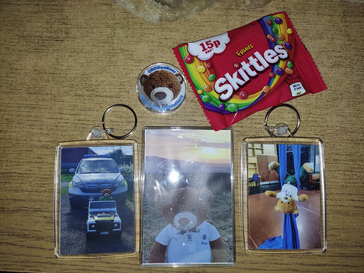 Thank you @BDMed_Bear ! You were right the key rings are so much better ! 🙃Thank you for the goodies !