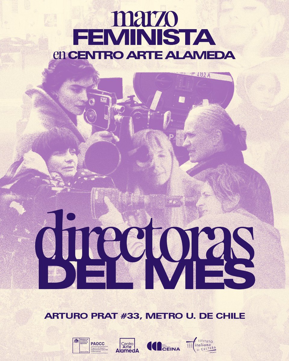 fravalenco's tweet photo. Orgullosa de conmemorar Marzo Feminista en @CineArteAlameda con esta programación especial dedicado a maestras del cine: Chytilová, Campion, Loden, Rohrwacher y Varda en pantalla grande. https://t.co/iggVXDlixF