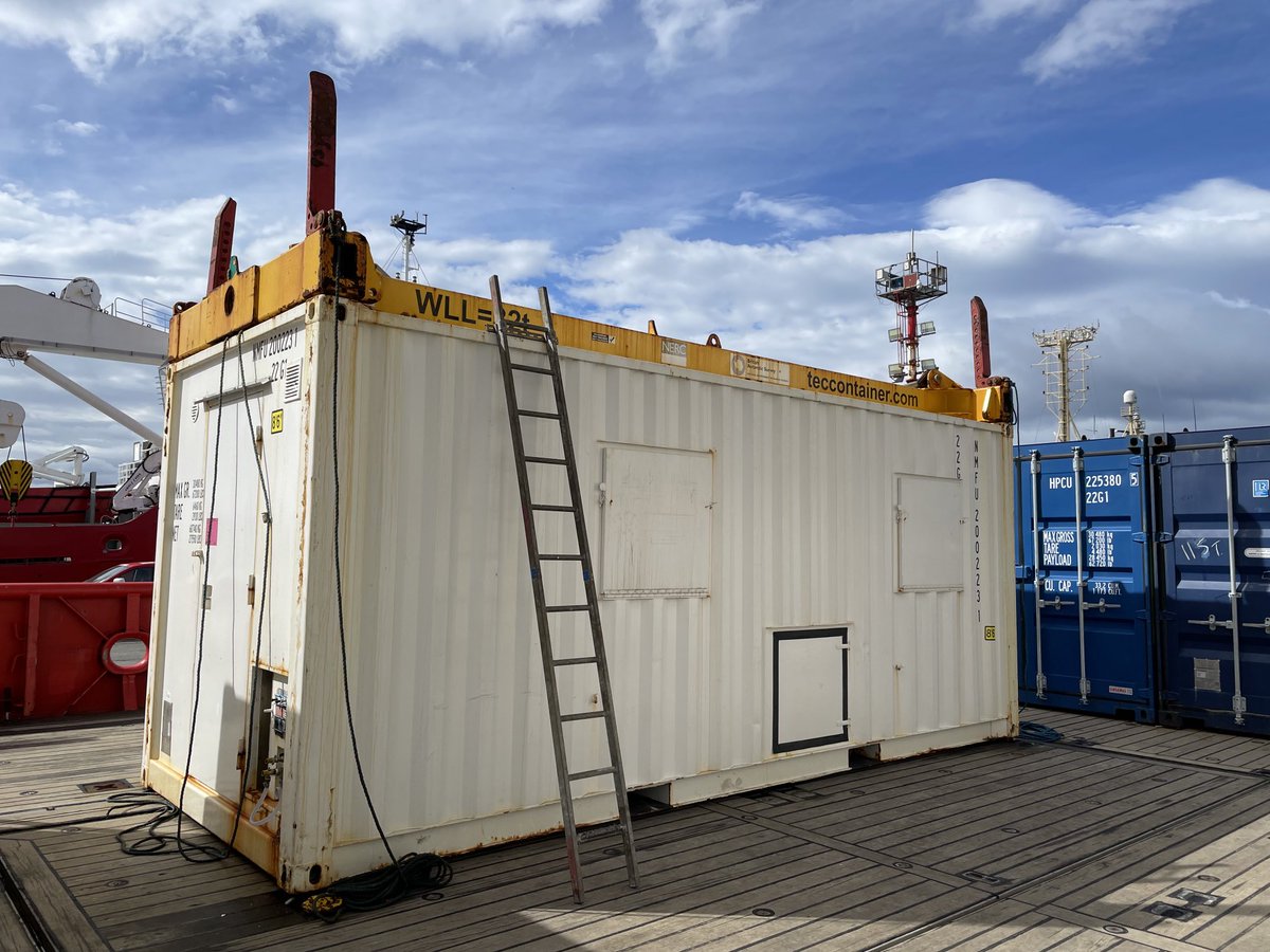 Container ready to freight my equipment to ⁦@biocarbon_nerc⁩ field campaign. Keeping my fingers crossed for a smooth transit to the UK 🤞🏼 ⁦@UEAResearch⁩ ⁦@ueaenv⁩ #AntarcticPICCOLO