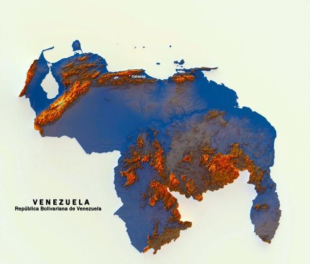 AntroCanal's tweet photo. Mapa Relieve de Venezuela, elaborado a partir de datos de un modelo digital de elevación. Elaborado por Heriberto Gómez #MiMapa
No olvides descargarlo y Compartirlo en Facebook, Twitter y en las Redes Sociales de Guyana. #EsequiboEsVenezuela #IsWeOwn #9Mar https://t.co/rX29Uk6fgN