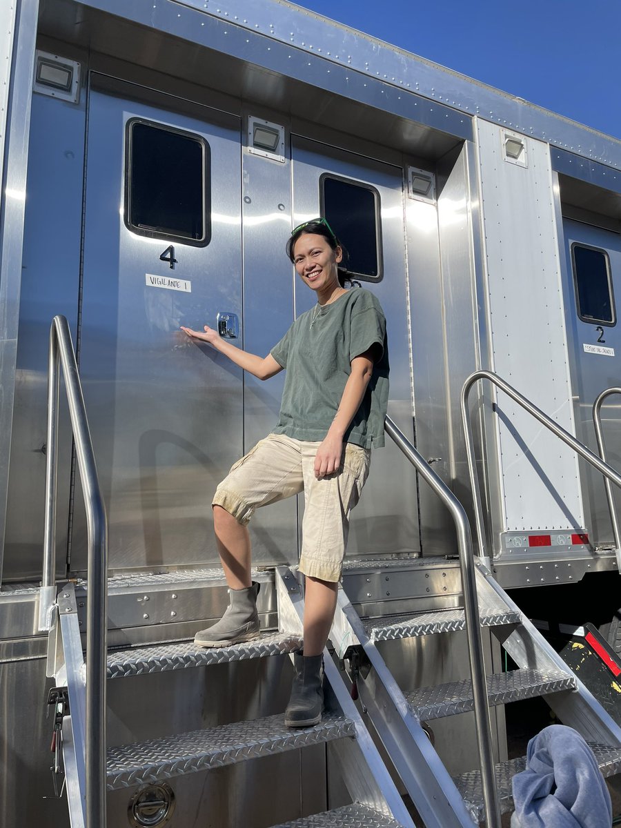 abbyrey21's tweet photo. BTS of The Cleaning Lady https://t.co/vf0FfE7CMK