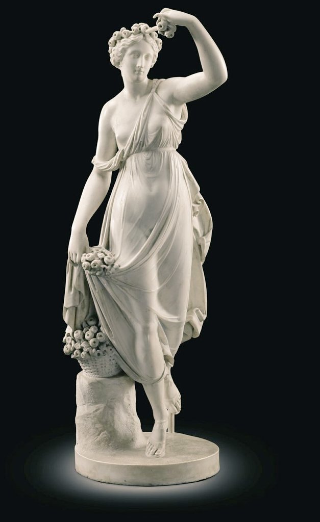 _rjardon's tweet photo. "Spring" by S. #Tadolini (1822-1893) #marble #fineart https://t.co/X319nMQlOM