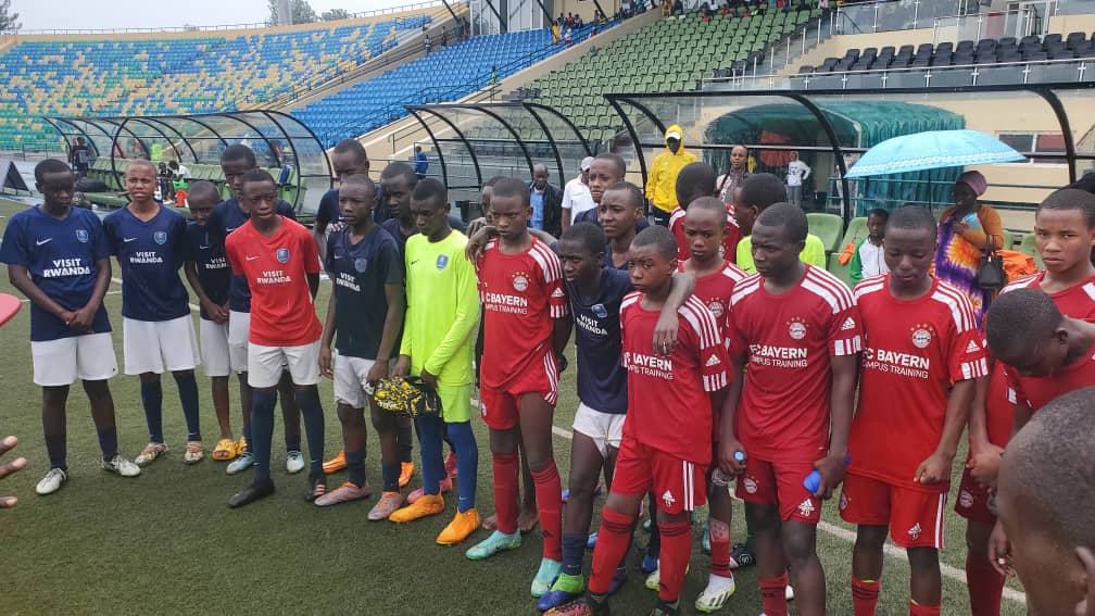 psgacademyrw's tweet photo. Friendly matches of PSG Academy Rwanda vs Bayern Munich Academy Rwanda.: 6-2 for U13 and 1-1 for U15. Matches played on Huye Stadium today on 9tt/03/2024. Keep it up guys. https://t.co/BMipFtFlXZ