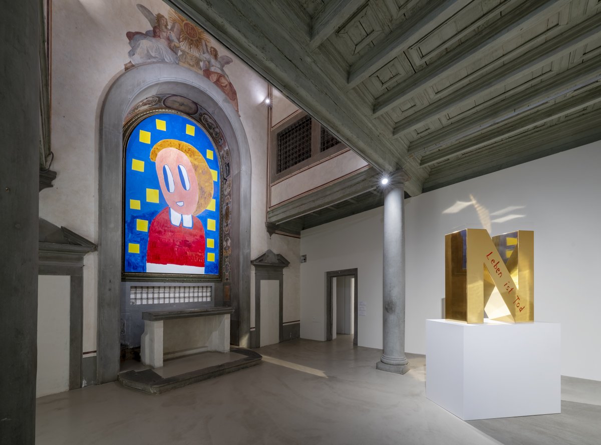 GalerieKugler's tweet photo. André Butzer / Liebe, Glaube und Hoffnung @ Museo Novecento, Florence, photo: Ela Bialkowska ONKO studio #andrebutzer #contemporaryart #art #artexhibition https://t.co/880CAVwdQx