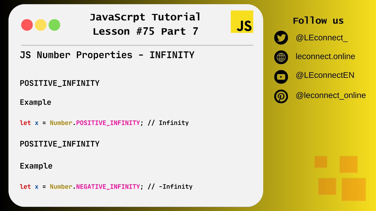 LEconnect_'s tweet photo. Daily content at 4pm about JavaScript.
Free JavaScript course. Learn now: https://t.co/kfBRwV43yv

#html #css #javascript #react #vuejs #php
#javascripts #javascripttutorial #javascriptlearning #javascriptframework #javascriptdev #coursejavascript https://t.co/AXP28zZbNM