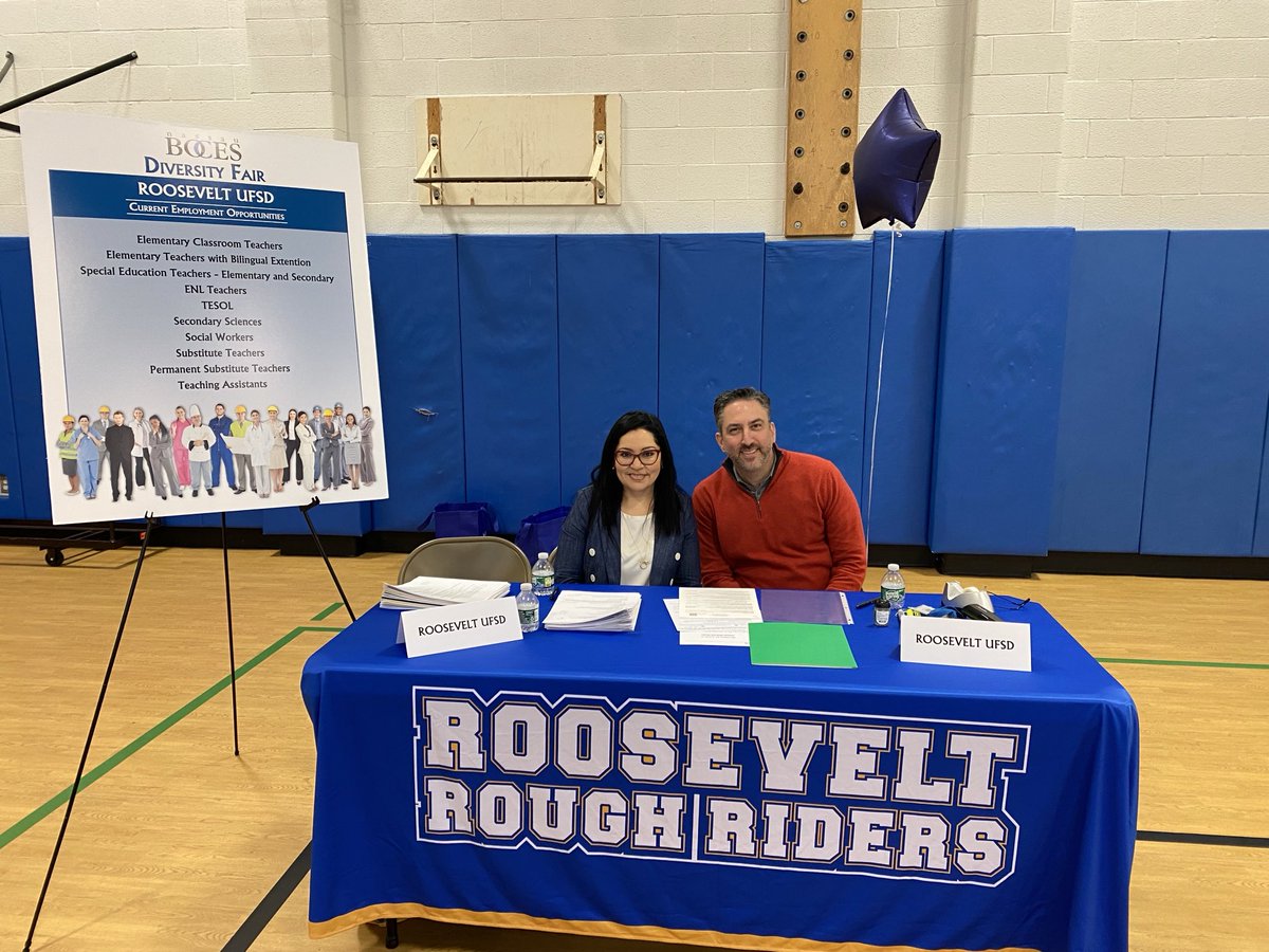 Dr. Eric Nezowitz (@ericnezowitz) on Twitter photo Wonderful day looking for future Roosevelt stars at the Nassau BOCES Hiring Fair! <a href="/RooseveltUfsd/">Roosevelt UFSD</a> <a href="/SuptWortham/">Dr. Deborah L. Wortham</a> <a href="/Lynn67312392/">Dr. Deborah Wortham</a> #rooseveltrising Wonderful day looking for future Roosevelt stars at the Nassau BOCES Hiring Fair! <a href="/RooseveltUfsd/">Roosevelt UFSD</a> <a href="/SuptWortham/">Dr. Deborah L. Wortham</a> <a href="/Lynn67312392/">Dr. Deborah Wortham</a> #rooseveltrising