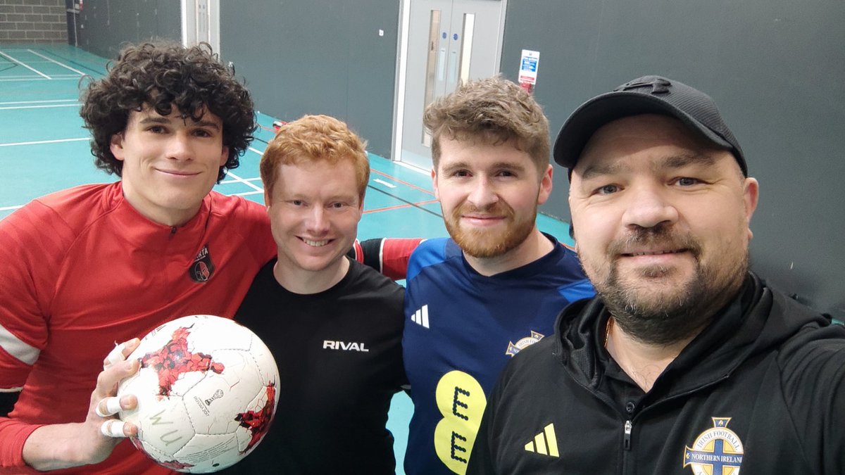 One more goalkeepers session,well done lads