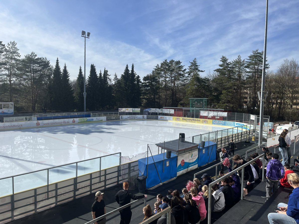 KESBoysHockey's tweet photo. First stop on our 12 day European tour! 

Furstenfeldbruck, Germany! 🇩🇪 

Boys and girls teams hit the ice tomorrow for 1st of 5 games in Germany! https://t.co/XCHcKZXC0T