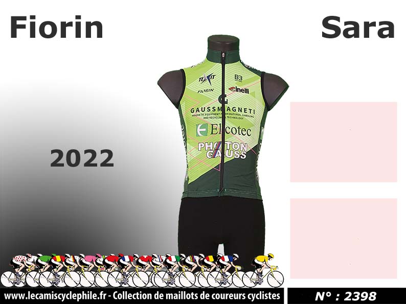 camiscyclephile's tweet photo. Maillot de Sara Fiorin équipe Gauss Fiorin 2022 https://t.co/TOr6moudjh