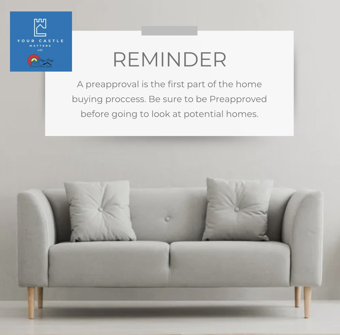EncisoRealtor's tweet image. Get a preapproval letter from a reputable lender. It will give you a clear understanding of your budget &amp;amp; help you stand out as a serious buyer. 

#helpfulrealtor #yourcastlematters #p4p #providing4providers #coloradoliving #realestate #investinyou #homesweethome #Godisgood