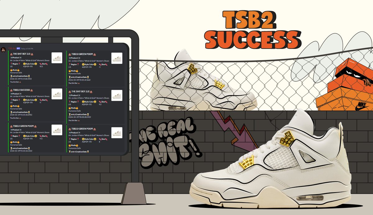 Repost for a chance to win TSB2💩
Amazing run in US today🔥
TSB2 did so well on the Jordan 4s hitting the highest success rate this drop, and every drop!