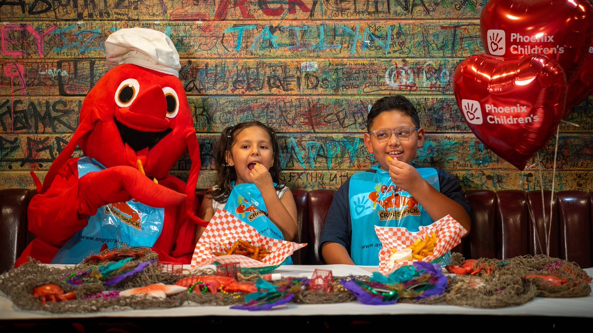 Today is the day to help make a difference! Join us at @angrycrabshack as we shell-ebrate National Crab Meat Day today. For every root beer or Phoenix Children's Fries sold, $1 goes back to support patients and their families!