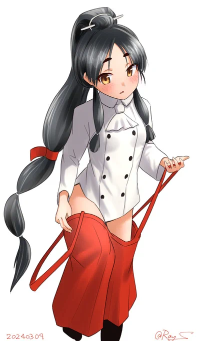 日進おでかけ準備#艦これ版深夜の真剣お絵描き60分一本勝負#艦これ版真剣お絵描き60分一本勝負_20240309 