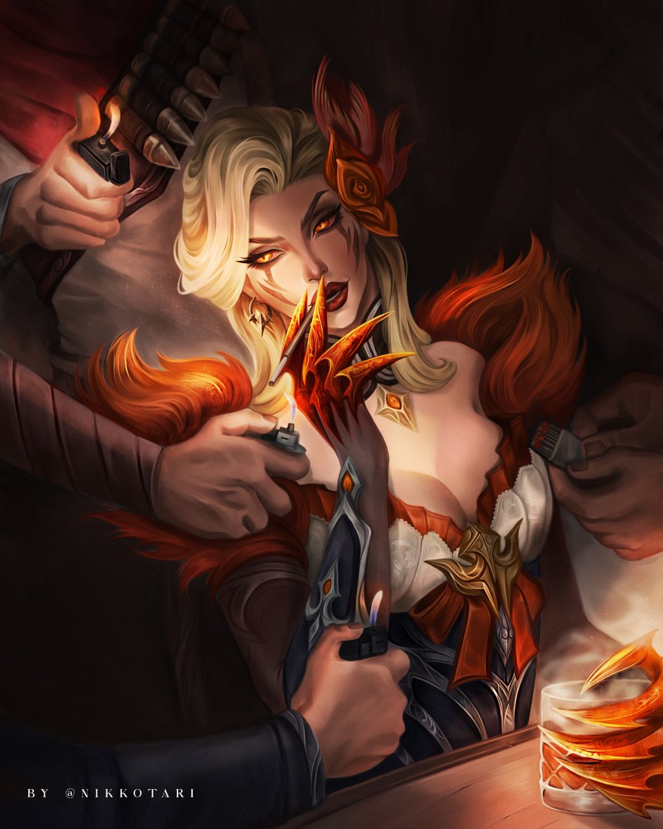 "Howdy, darlin'. Up for a night to remember? Trust me, you'll be beggin' for more." #Evelynn #leagueoflegends