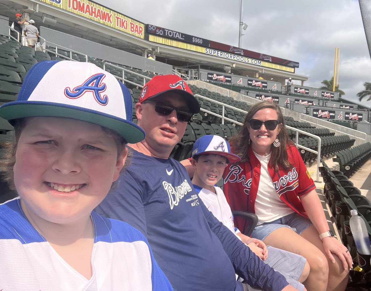 Bring on day 2!!! Let’s Go Braves! 
#springtraining #cooltodaypark