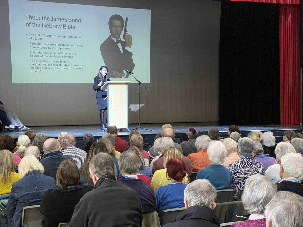 Peterborodio's tweet photo. A thought provoking and encouraging day as the Revd Dr Isabelle Hamley gave the key note talks at the Bishops’ Bible Day on the Book of Judges. Bishop Debbie also shared her story and spoke of her excitement at the beginning of her ministry in the Diocese #knowandbeknown https://t.co/XNGzTXDBvX