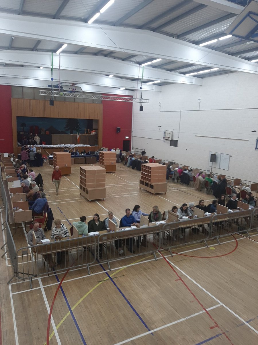 Almost there. Spoiled votes in 40th Amendment ( Care) being checked at Galway East referendum count .Expecting a result shortly #Referendum