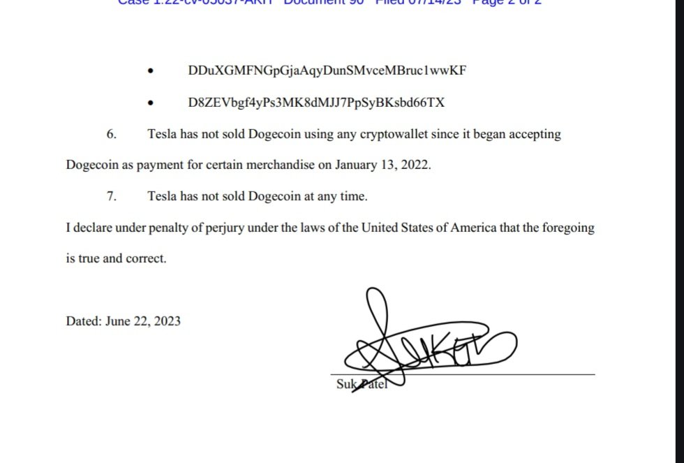 JustinScerini's tweet image. Tesla has not sold any #Dogecoin