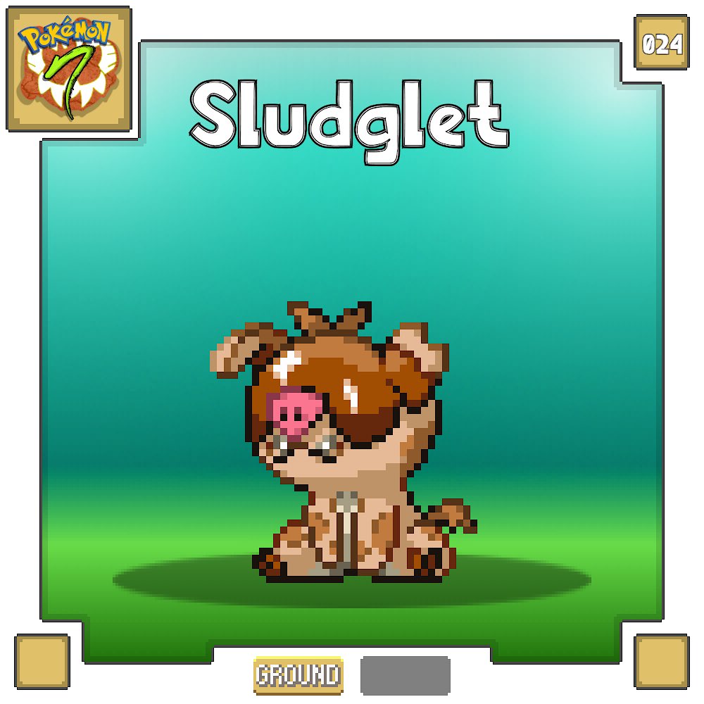 PokemonNatura's tweet photo. 024 - SLUDGLET

Sludglet disfruta chapoteando en el barro. Su olfato es tan bueno que son capaces de encontrar una baya aranja a 200 metros de distancia.

Diseño: @NegaMadness &amp; @marsbitten https://t.co/VwmXovj9Xl