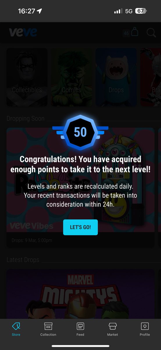 That's it, only halfway to go 😛🤩
Let’s go 🔥
<a href="/veve_official/">VeVe | Digital Collectibles</a>
#veve