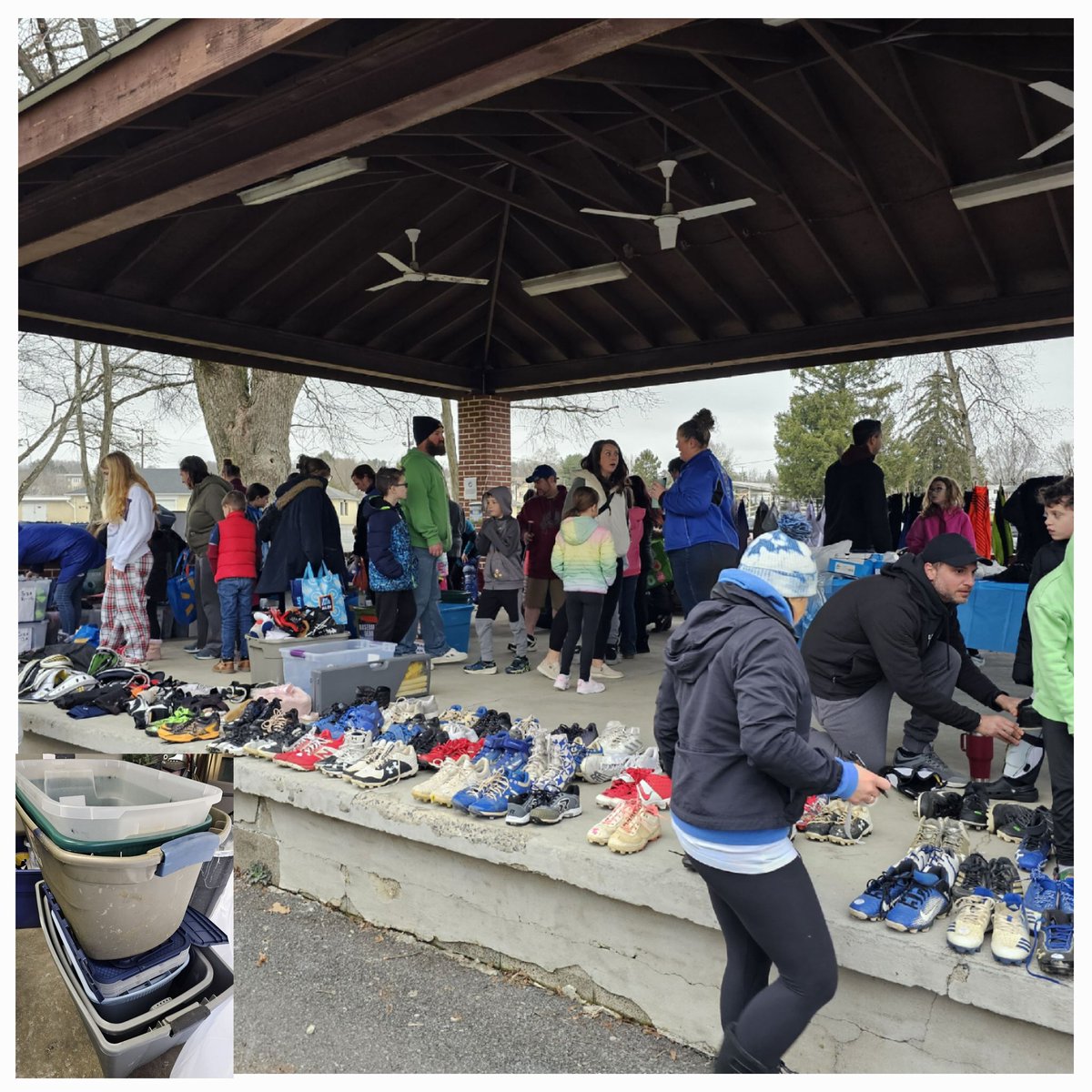 Thank you so much to everyone who came out to volunteer and community members who made today's replay event great.  A lot of gear went out to our next generation of Blue Eagles.  See you in July at Martin on Main!