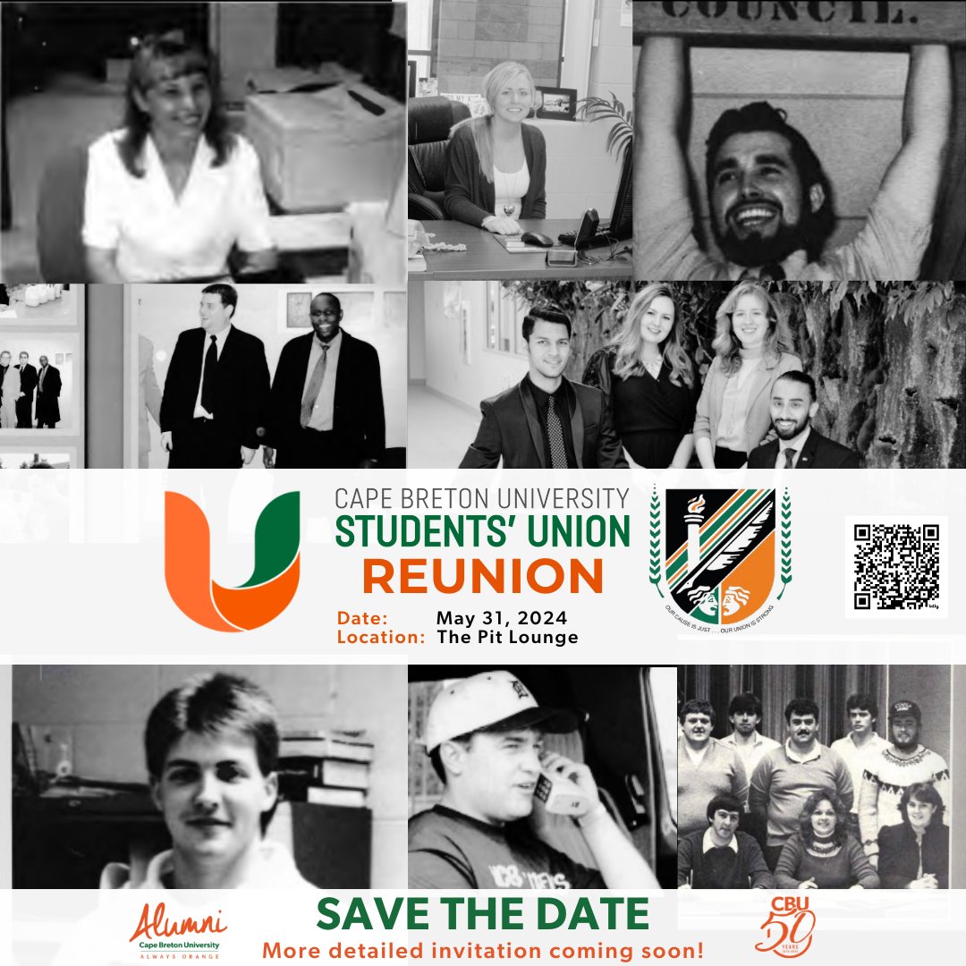 CBUAlumni's tweet image. Attention all @CBUSU alumni! We are hosting a reunion and we want you to be part of it!

To keep updated connect with us here: bit.ly/CBUSU-Reunion 

If you know anyone who should be part of this reunion, please share with them so that they can join in the celebration too.