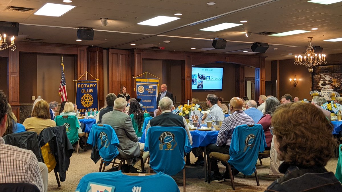 TheExtension's tweet image. The Extension was honored to be a part of Rotary Club of East Cobb's 2024 Dog Days give back! We were one of many amazing organizations to receive a grant from the funds they raised in the fall, and we are so grateful their support of our life-saving work!