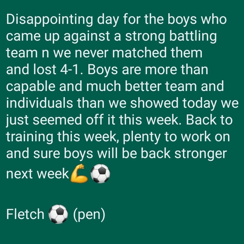 Rossvale United 2011s tweet media