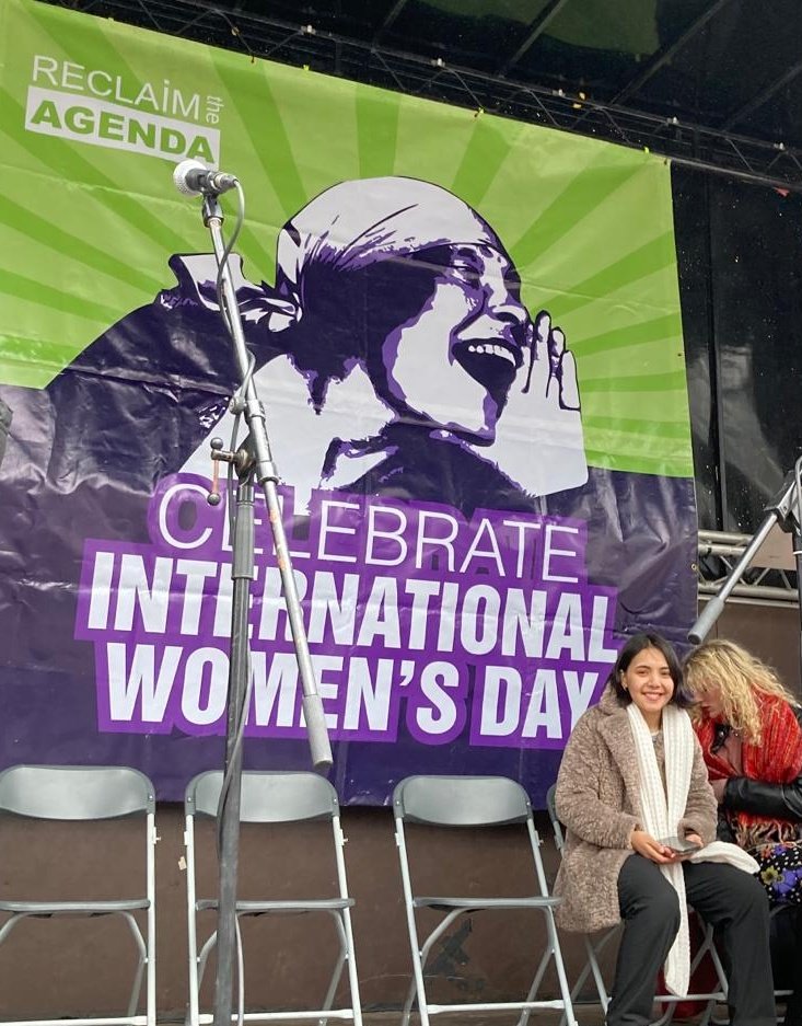 BeyondSkin's tweet photo. "Standing here as a young Afghan woman artist in #Belfast #CityofMusic with the freedom I now have is a victory for me and all the women in #Afghanistan.
Do all you can with your city of music title to preserve, rebuild, and celebrate Afghan culture in this safe harbour"
Alina https://t.co/2l9Dt6CePh