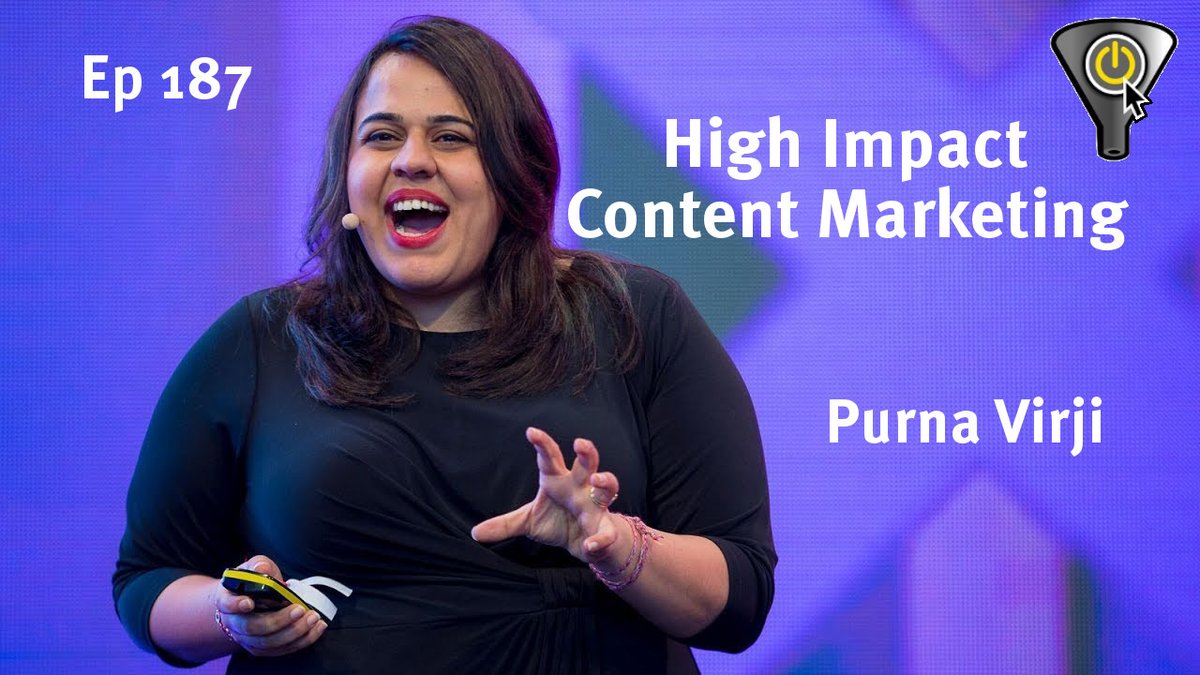 Join @PurnaVirji to hear how to infuse creativity into our content marketing. Elevate your content game with insights from her latest book in Ep 187.