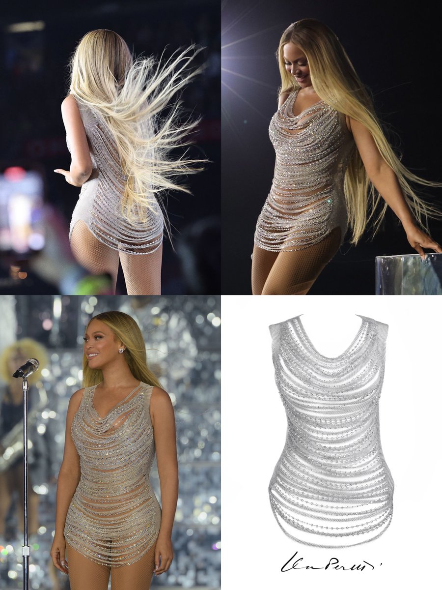 arthfobic's tweet photo. remembering when Tiffany &amp; Co made Beyoncé a dress with real diamonds. no one is doing it like her! https://t.co/9h7PEH0Gz3