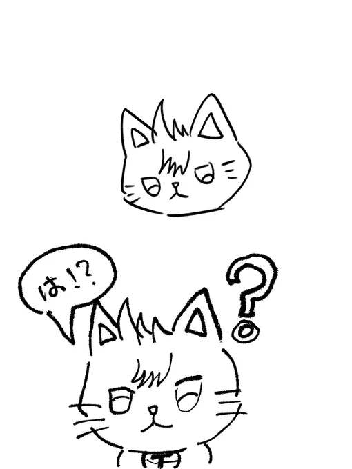 家人が描いためぐにゃんさん🐱
(1枚目上だけ私が描いた😾) 