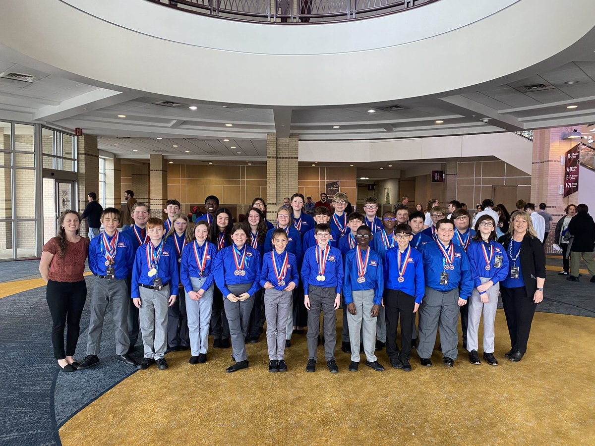 Awesome group of RMS TSA students! We are so proud of them!
