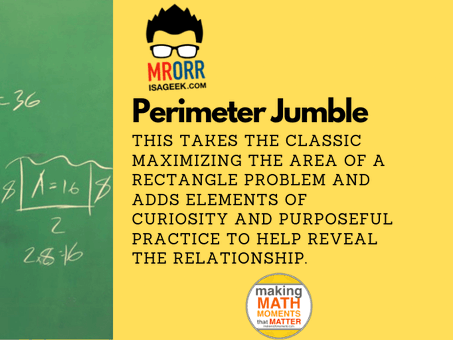 MathIsVisual's tweet photo. Let's use the @MakeMathMoments Curiosity Path to add some mystery to maximizing the area of rectangles.

Dive in here: https://t.co/OEuuHm4XsT  

#3actmath #pbl #richtask #mathschat https://t.co/AkWOnuIMSA
