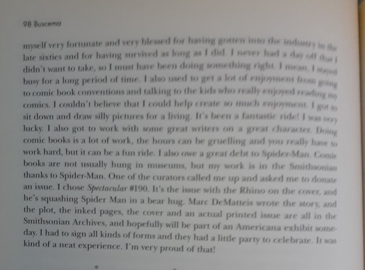Today's fun, but also not so fun, fact: @JMDeMatteis plot, Sal Buscema's inked pages, the cover and a published copy of SPECTACULAR SPIDER-MAN 190 are in the Smithsonian, but @Marvel has yet to collect the issue and the run in its entirety.