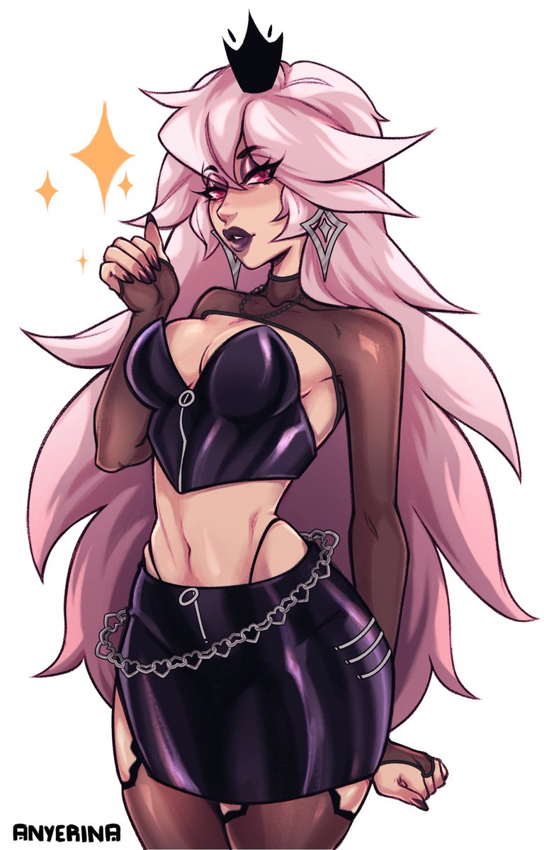 AnyerinaDraws's tweet photo. Save me goth Peach https://t.co/prw389nQal