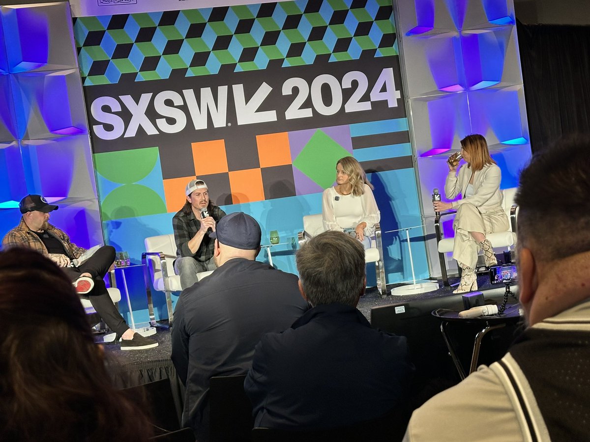 Kicking off SoundSummit by @SoundsProfNews at #sxsw with a former dancer and a former navy seal, all doing True Crime, showing there’s no obvious route into success in what we do! As Brittany said: “we all get into this ass backwards.” Too true 😂 #SXSW2024