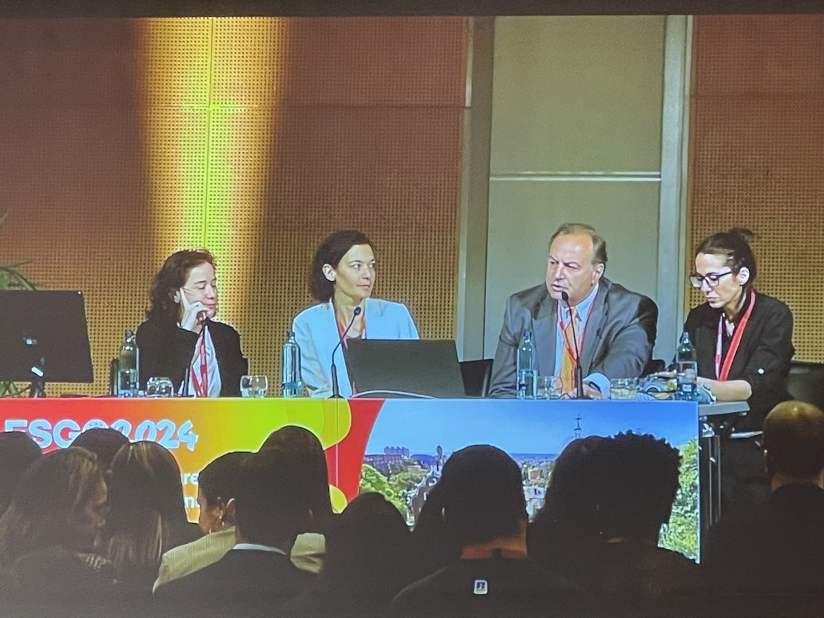 Amazing discussion on retroperitoneal lymph node dissection in cervical cancer by experts in the field @aburustummd @CF_PC_OvCaGroup @BertaDiazFeijoo happening now at #ESGO2024