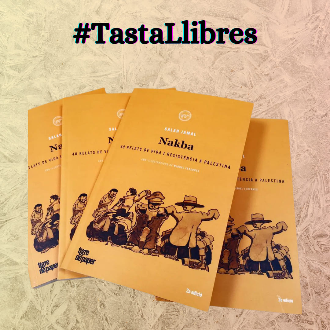 Tastaolletes_'s tweet photo. A març fem #TastaLlibres amb #Nakba48RelatsDeVidaiResistènciaaPalestina on @SalahJamal99 recupera la memòria familiar i recorre l’evolució del conflicte a #Palestina.

48 relats plens de catàstrofe, quotidianitat, sàtira i un llarg etcètera que no deixen ningú indiferent.

#Sella https://t.co/mLgTBesYSJ