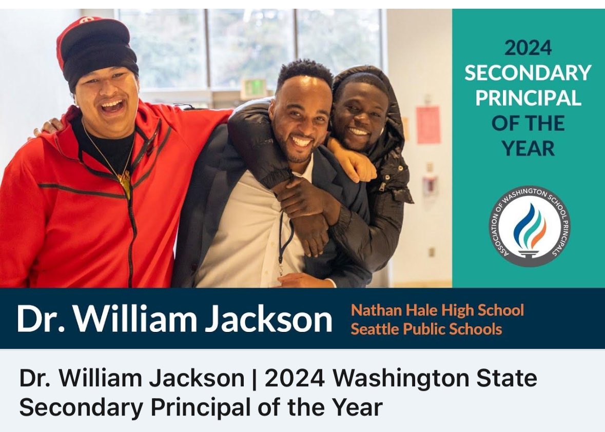 It has also been a blessing to be be recognized for leading <a href="/NH_Raiders/">Nathan Hale</a>  school community authentically, centering love and justice✊🏾 ❤️👨🏾‍🏫 

Take a look at the video that captures a day connecting with students and educators at Nathan Hale High School.

youtu.be/281QOMSpFkg?si…