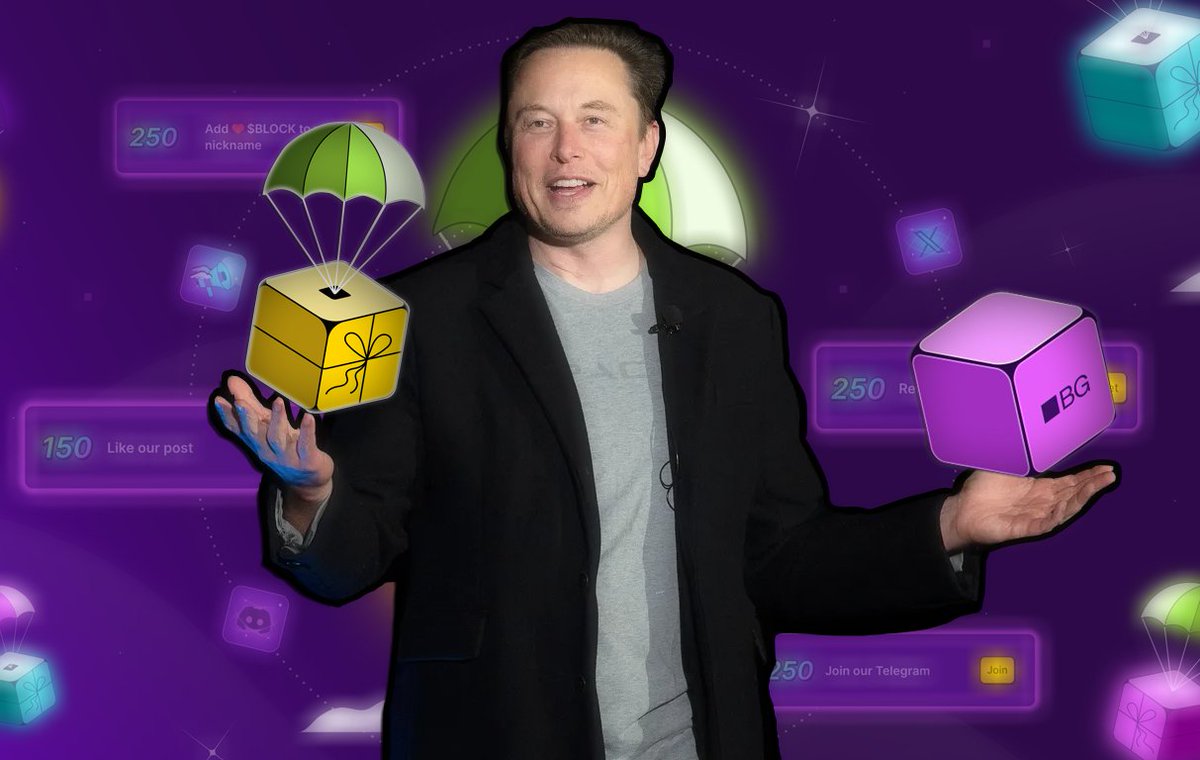 Damn even <a href="/elonmusk/">Elon Musk</a>  is Farming $BLOCK

dont fade $BLOCK and <a href="/GetBlockGames/">BlockGames</a> 

RT, LIKE AND SHARE. WE FARMING $BLOCKS TOGETHER.