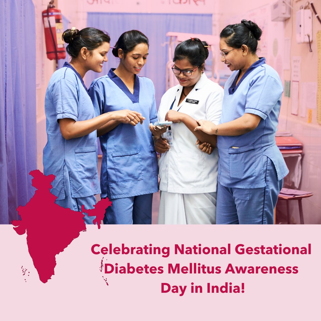 Today is National Gestational Diabetes Awareness Day in India! Together with @WorldDiabetesF, we are supporting ongoing efforts of the Government of India to strengthen antenatal and gestational diabetes care for mothers in Madhya Pradesh State #NationalGDMAwarenessDay