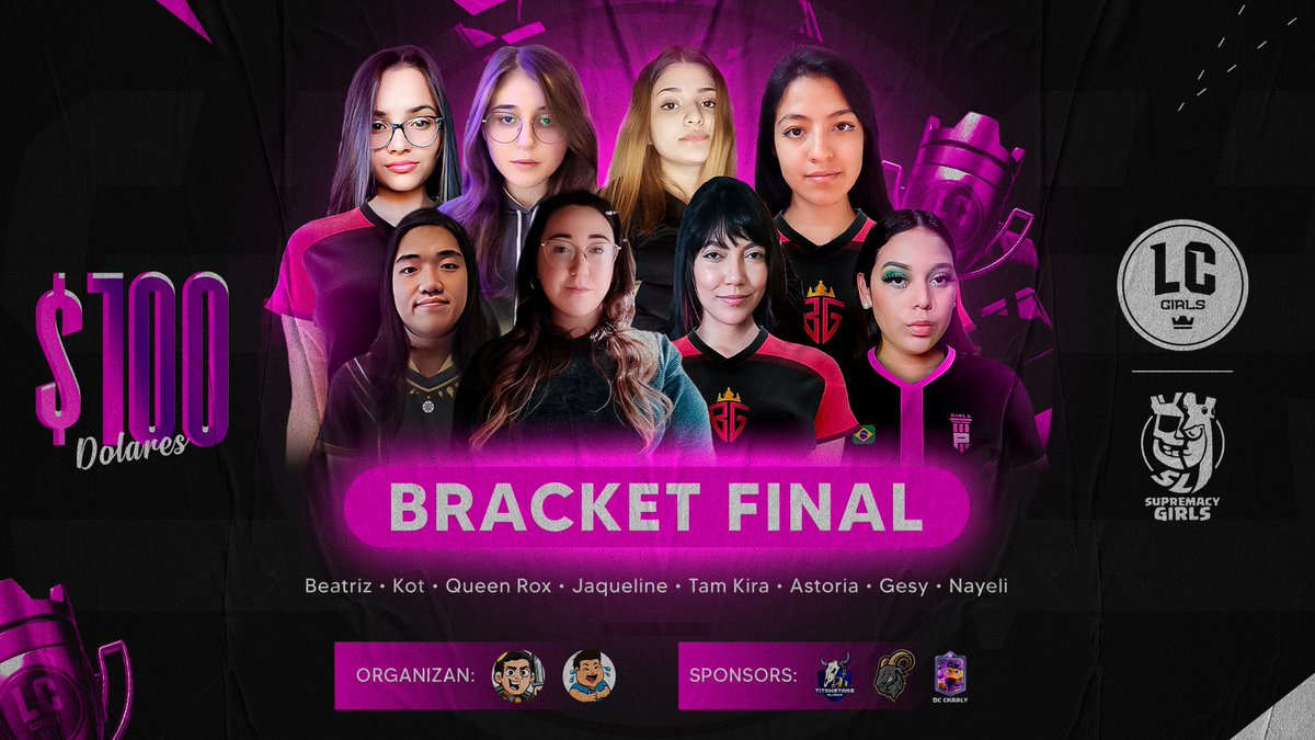 🟣 𝐋𝐀𝐃𝐑𝐎𝐍𝐀𝐒 𝐂𝐔𝐏 🏆
🎯 𝐆𝐑𝐀𝐍𝐃 𝐅𝐈𝐍𝐀𝐋

Este fin de semana descansamos de Supremacy Girls, pero la acción no se detiene 🔥. Hoy se juega el bracket final de <a href="/LadronesSquad/">Ladronas Squad ♀️🏆</a> donde 8 guerreras se pelean por el premio grande de 100 USD 💰

🇨🇷 @CascanteBeatriz
🇺🇦