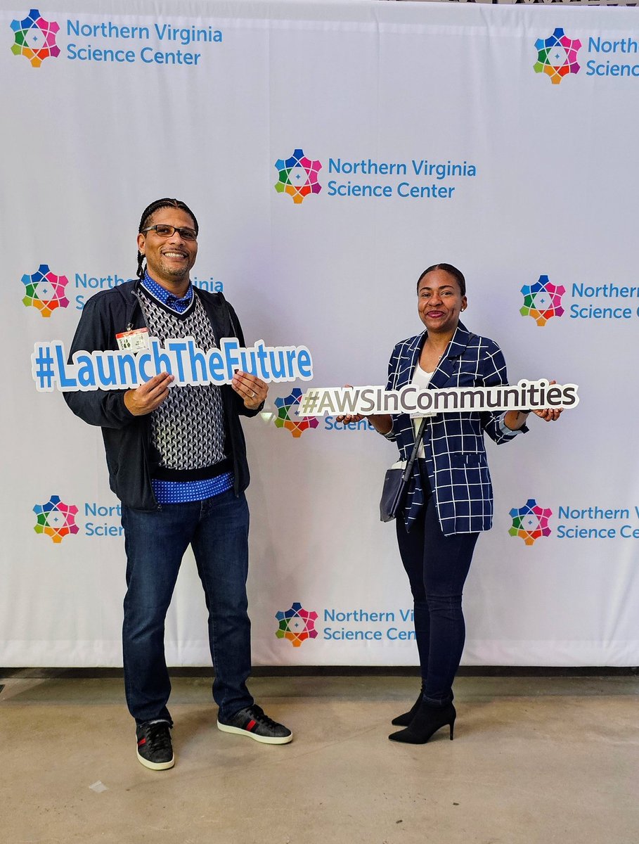 dajob2000's tweet photo. Thanks for the invite @AWSCommunity to the #LaunchtheFuture reception! I am looking forward to the opening of the Northern Virginia Science Center and what it will mean to the students in the region! https://t.co/S7z6WtK18V