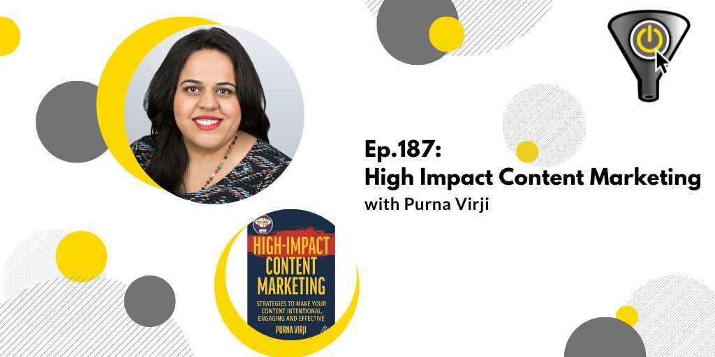 Effective digital marketing hinges on quality, even in an age where you can AI-generate it. Join @PurnaVirji to hear how to infuse creativity and elevate our content marketing game. Listen to Ep 187 via link in the profile.