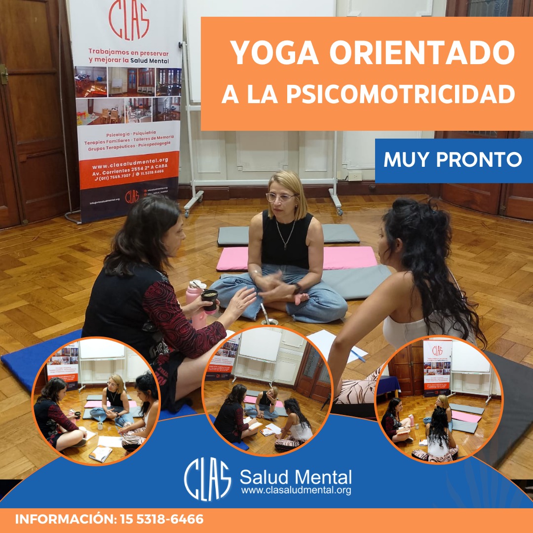 ClasSalud's tweet photo. Estamos organizando un nuevo taller en Clas Salud Mental. Yoga orientado a la #psicomotricidad se centra en mejorar la conexión entre la mente y el cuerpo, promoviendo la conciencia corporal, la relajación y el bienestar general. 
Tel: (54 11) 7565-7307 / Whatsapp: 15 5318-6466 https://t.co/oCr3OWOjOL