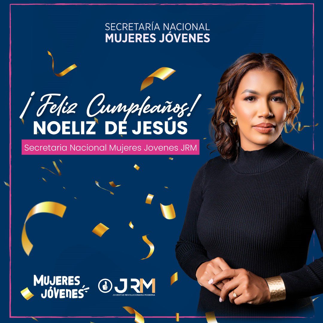 Felicitamos en su día de cumpleaños a nuestra secretaria nacional de mujeres jóvenes. <a href="/noelizdejesus/">Noeliz De Jesus</a>
